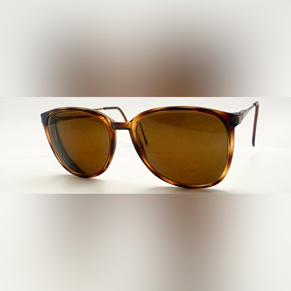 Vintage Safilo 664 Tortoise Oval Sunglasses Frames Only - Picture 2 of 8